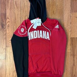 Indiana Hoosiers STM Adidas Hoodie Size Medium NEW